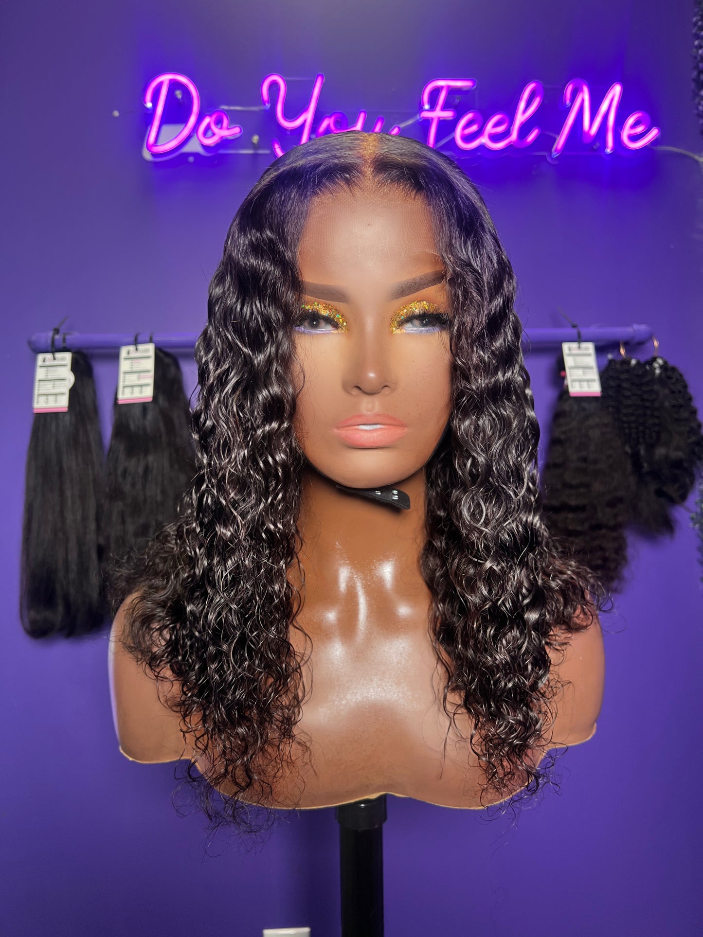 CUSTOMIZED GLUELESS 5x5 HD CLOSURE WIG