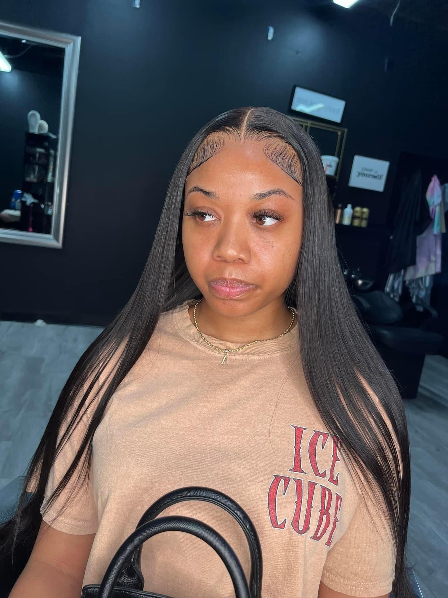STRAIGHT HD FRONTAL WIG (READY TO SHIP)