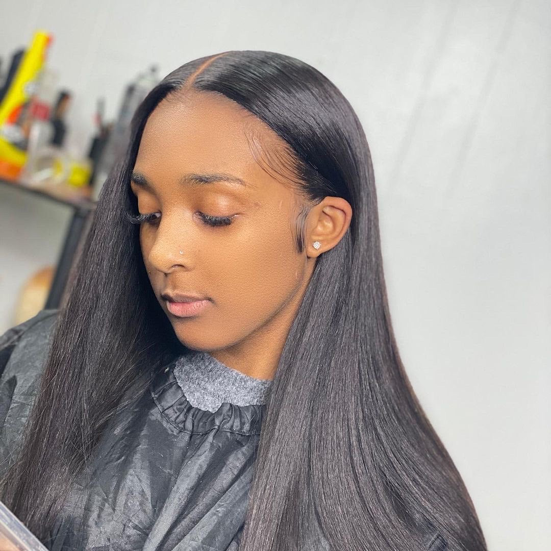 STRAIGHT HD FRONTAL WIG (READY TO SHIP)